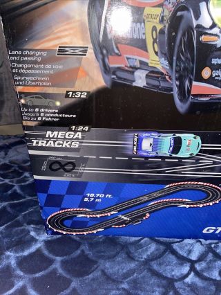 Carrera Digital 132 GT Force 1:32 scale slot car race set media Track 6 Drivers 3