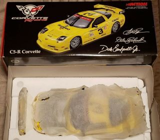 Dale Earnhardt/dale Jr 1/18 3 Goodwrench 2001 Corvette.  One Of Only 318