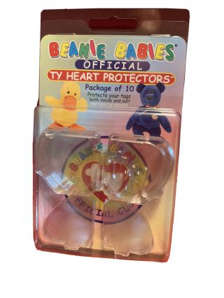 Ty Beanie Baby Tag Protectors Official Ty Product 10 In Package
