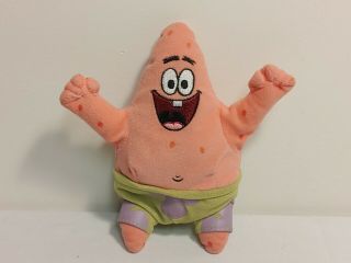 Ty Patrick Star From Spongebob Squarepants Plush Beanie Babies Missing Tag