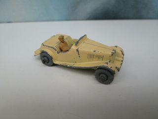 Matchbox/ Lesney 19a MG Midget TD Cream - Without Spare Wheel - Pre - Production 3