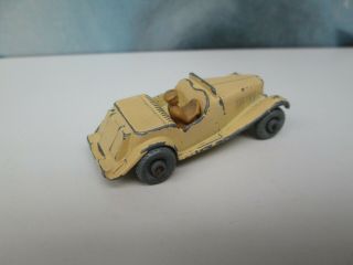 Matchbox/ Lesney 19a MG Midget TD Cream - Without Spare Wheel - Pre - Production 4