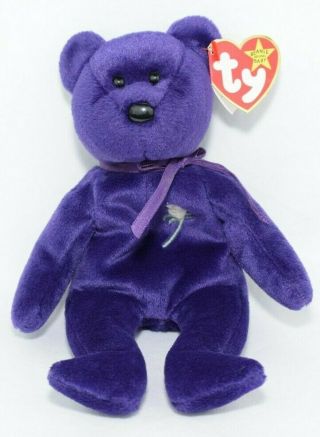 Ty Beanie Babies - Princess Diana Bear With Tag B15
