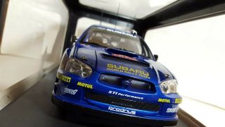 1:18 Autoart 80492 Subaru Impreza Wrc 1 P.  Solberg Winner Rally Japan - 2004