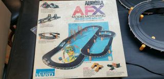 Aurora Model Motoring Ho Slot Car Race Track Set W/ 2 Cars