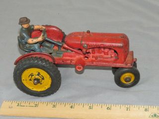 Vintage Hubley Cast Iron Allis Chalmers Wc Tractor 1939