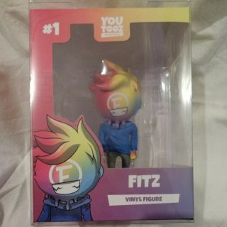 ⭐FITZ YOUTOOZ VINYL FIGURE⭐ RARE IN PLASTIC PROTECTOR (NO OUTER SLEEVE) 2