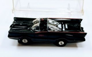 Vintage Aurora Batmobile T - Jet Ho Slot Car,  Black 1385 1967,  W/box Thunderjet