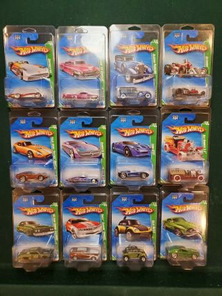 Hot Wheels 2010 Treasure Hunt Complete Set (all 12 Cars)