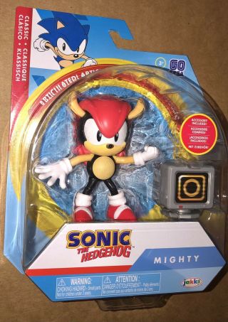 Classic Sonic The Hedgehog Wave 3 Mighty 4 " Action Figure 2020
