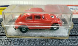 Aurora Ho Tjet 1404 Volkswagon In Red With Chassis And Box