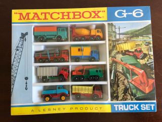 Lesney Product - Matchbox G - 6 Truck Set