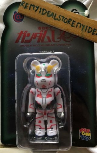 Medicom Toy Japan Be@rbrick Bearbrick 100 Mobile Suit Gundam Unicorn Strict - G