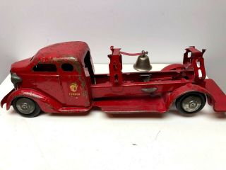 Vintage Turner Toy Fire Truck,  1930 