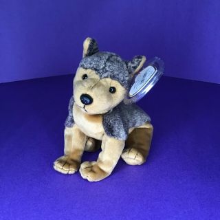 Ty Beanie Baby - Sarge The German Shepherd Dog - With Hang Tag Protector