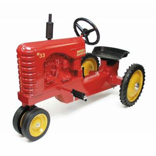 Massey Harris 33 Narrow Front Pedal Tractor By Scale Models Nib