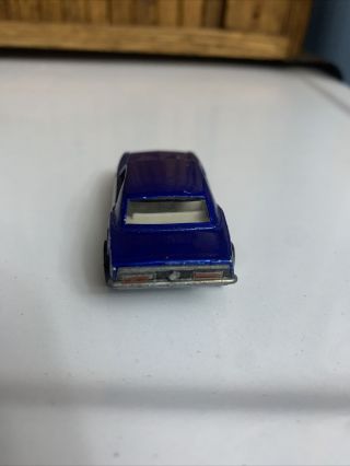 1968 Custom Camaro Dark Blue Redline Hotwheel From HUGE estate attic find EXC 5