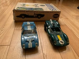 1960s Vintage Cox Slot Cars Ford Gt Lotus 32