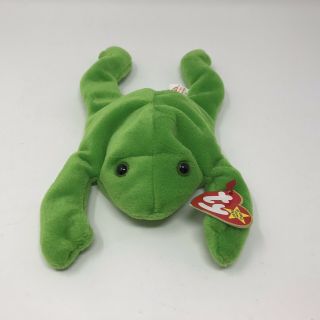 Legs The Frog Ty Beanie Baby 4th Generation Tag 1993