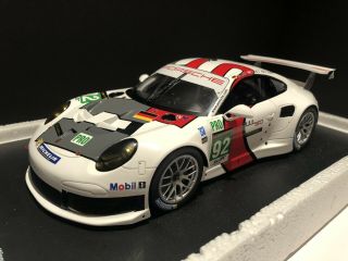 1/18 Spark Porsche 911 991 Gt3 Rsr 92 2013 Le Mans Pro Class Winner Rare