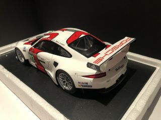 1/18 Spark Porsche 911 991 GT3 RSR 92 2013 Le Mans Pro Class Winner RARE 3