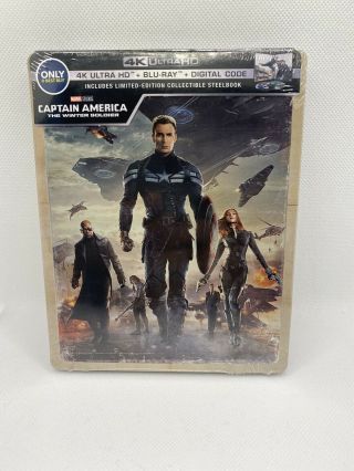 Captain America: The Winter Soldier 4k Steelbook - - Best Buy Exclusive
