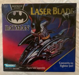 Mib - In - Box Batman Returns Laser Blade Cycle Kenner 1991
