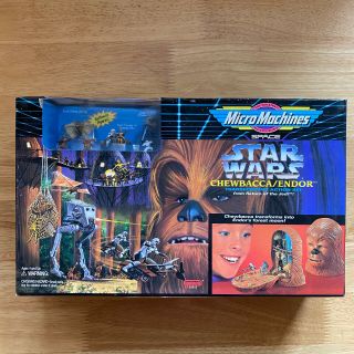 - Star Wars Galoob Micro Machines Chewbacca Endor Action Figure Set