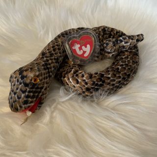 Ty Beanie Baby The Snake Chinese Zodiac - W/ Tags - 2000 - Retired