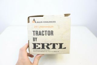 Vintage Allis Chalmers 200 Landhandler Tractor 1/16th Ertl w/ Box Toy 4