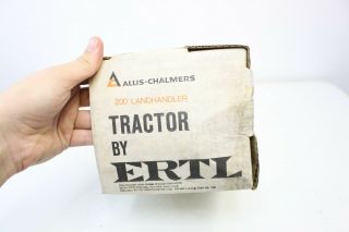 Vintage Allis Chalmers 200 Landhandler Tractor 1/16th Ertl w/ Box Toy 6