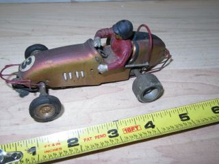 Vintage Early Cox Slot Car 5 1/2  Long W/driver Roll Cage 3 As Found How Old ?