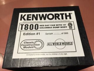 Ccm Kenworth T800 Red Day Cab 15 
