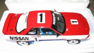 1:18 Autoart Nissan Skyline Gt - R R32 1991 Bathurst Winner Signed Bonnet Skaife