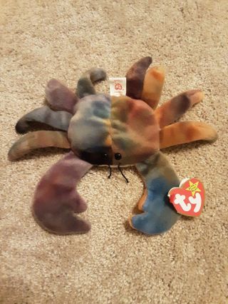 Claude The Crab - Ty Beanie Baby With Errors