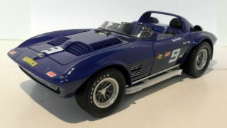 Exoto 1/18 Scale - 18034 Chevrolet Corvette Roadster Blue With Added Decals