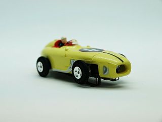 Vintage Aurora Thunderjet T - Jet Yellow 2 Indy Racer Ho Slot Car Nos