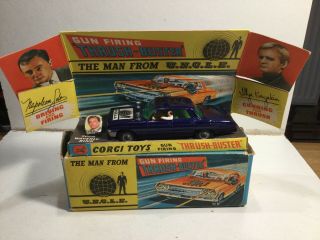 Vintage Corgi 497 The Man From Uncle Thrush Buster Near Boxed With Ring