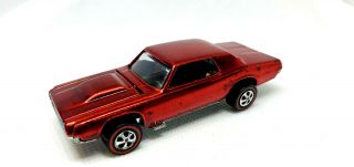 Vintage Hot Wheels Redline Custom T - Bird (red No Black Roof) From 1968
