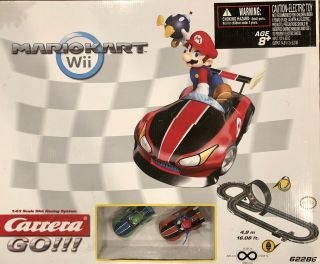 Carrera Go Mario Kart 62286 Slot Car Track Set 1:43 Scale Nintendo