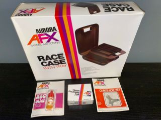 Aurora Afx Lg Race Case Old Stock 1972,  Oil Cleaning Pads Lok Key