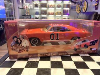 General Lee 1:18 Scale Dukes Of Hazzard Silver Zscreen