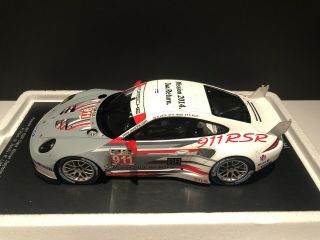 1/18 Spark Porsche 911 991 GT3 RSR 911 2014 Daytona Rolex 24hr Winner RARE 2