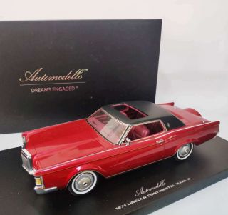 1/24 Automodello 1971 Lincoln Continental Mark Iii Red Limited Edition