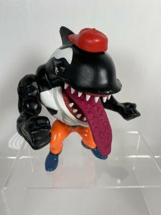 Street Sharks Moby Lick Complete With Hat Figure Mattel Vintage