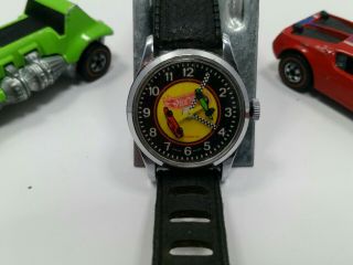Hot Wheels Vintage 1970 Watch / Swiss Movement,  Comes With Redlines