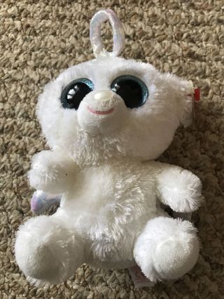 Ty Beanie Boos Rare Halo The Angel Bear 6 " Retired With Tag