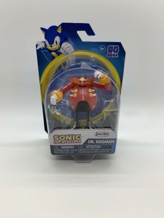 2020 Go Sega Sonic The Hedgehog Dr Eggman 2.  5 " Mini Action Figure Jakks Pacific