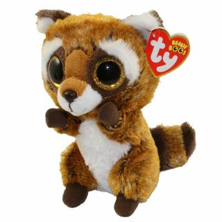 Ty Beanie Boos - Rusty The Raccoon (6 Inch) - With Tags