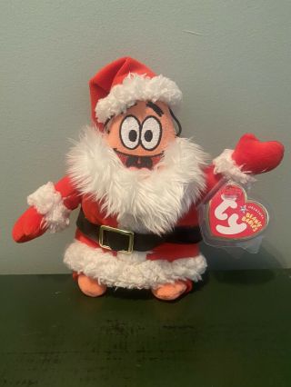 ✅ Ty Beanie Baby Patrick Claus Santa Suit Would Make A Great Stocking Topper 7”